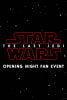 Star Wars: The Last Jedi Opening Night Fan Event Movie Poster