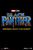 Black Panther Opening Night Fan Event Movie Poster