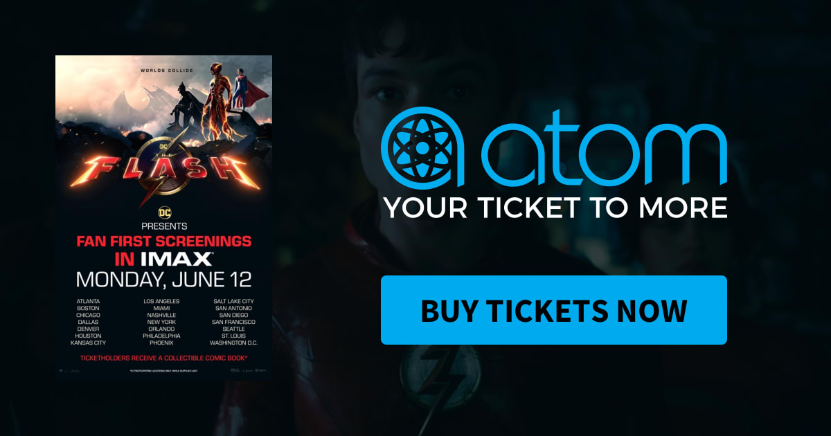 DC Presents The Flash Fan First Screenings in IMAX Showtimes
