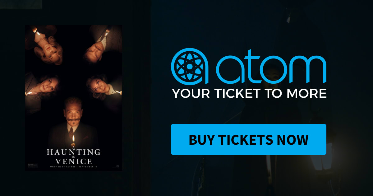 A Haunting in Venice Showtimes, Tickets & Reviews Atom Tickets A Haunting in Venice Showtimes, Tickets & Reviews Atom Tickets