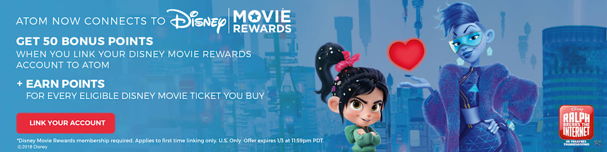 Get Bonus Points for Disney Movie Rewards!