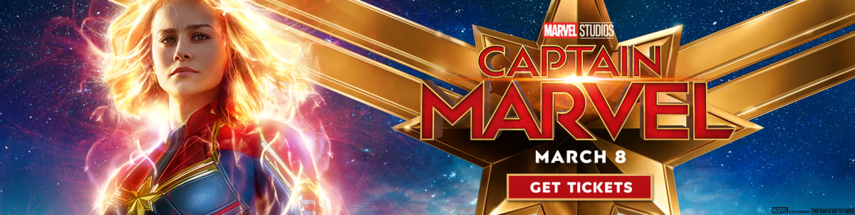 Buy Tickets for Captain Marvel!