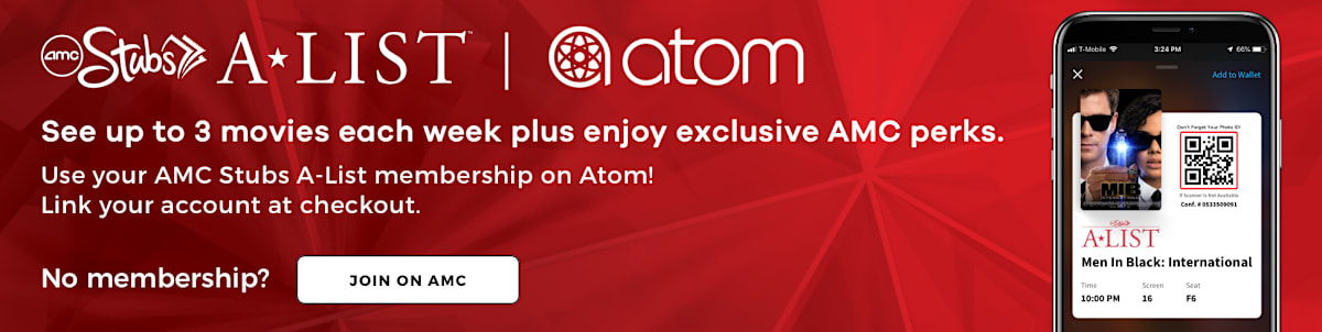 Get AMC A-List Perks now!