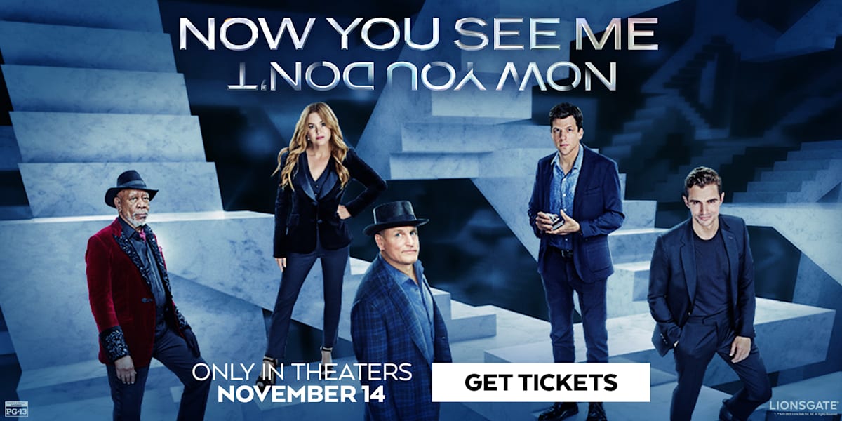 Buy tickets for Now You See Me: Now You Don't!