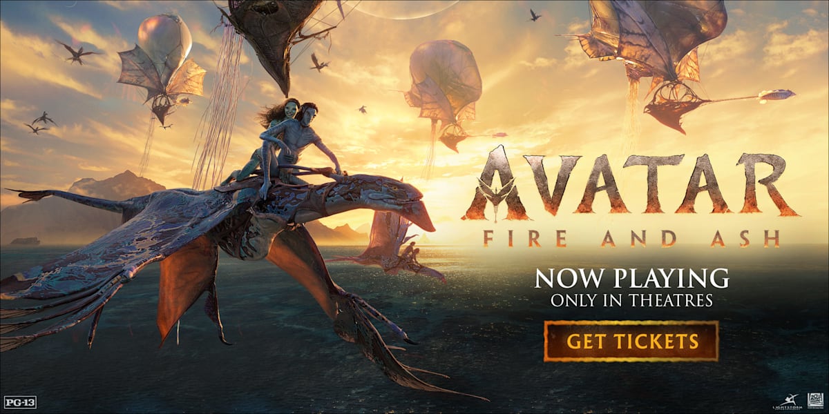Buy tickets for Avatar: Fire and Ash!
