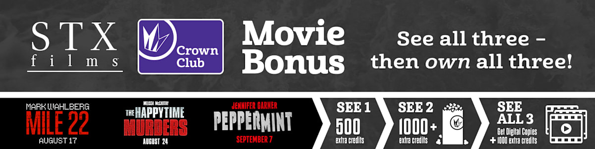 STX Films Movie Bonus - See these select films and get extra credits and free movie downloads.